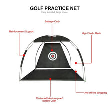 Load image into Gallery viewer, Golf Practice Net Tent 2 m*1.4 m*1 m Lightweight Washable Anti-Slip Net Tent Golf Hitting Cage GardenGolf Training
