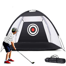 Load image into Gallery viewer, Golf Practice Net Tent 2 m*1.4 m*1 m Lightweight Washable Anti-Slip Net Tent Golf Hitting Cage GardenGolf Training
