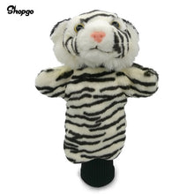 Load image into Gallery viewer, 3 Colors Mini Tiger Golf Head Cover Fairway Woods Hybrid Animal Golf Clubs Headcover No For Driver Mascot Novelty Cute Gift
