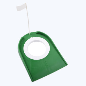 Golf Putting Green Regulation Cup Hole Flag Indoor Home Yard Outdoor Practice Training Trainer Aids
