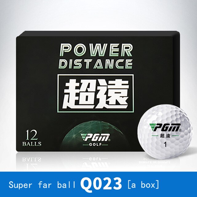 High-Grade New Golf Balls 12 Pieces/Boxed Layer Practice Game Ball Double Layer Super far ball Outdoor Sport Wholesale Training