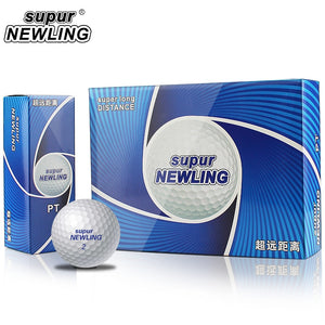 1 Box Supur NEWLING Golf Balls Supur Long Distance 2 Layers Golf Game Ball 12 pcs Golf Distance Balls