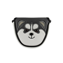Load image into Gallery viewer, Golf Club Headcover Lovely Husky Golf Driver Head Cover Cartoon Animal #1 #3 #5 #7 Woods PU Leather HeadCover Dustproof Covers
