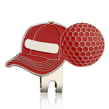 Load image into Gallery viewer, Golf Ball Mark with Golf Hat Clip Magnetic Outdoor Alloy golf marker supplies accessories Drop Shipping
