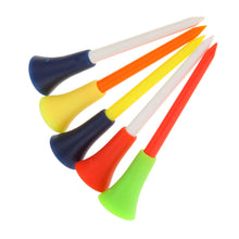 Load image into Gallery viewer, GOG 30 Pcs/Pack Plastic Golf Tees Multi Color 8.3CM Durable Rubber Cushion Top Golf Tee Golf Accessories
