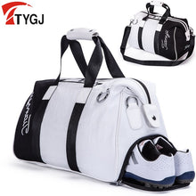 Load image into Gallery viewer, Brand Golf Clothing Bag Pu Ball Bags Large Capacity Clothes Golf Shoes Bag Travelling Handbag Knapsack Large Capacity
