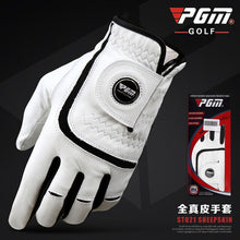 Load image into Gallery viewer, New PGM Golf Gloves Men&#39;s Sheepskin Leather Breathable  Anti-Slip Particles Sportswear Gloves Left &amp; Right Hand High Quality
