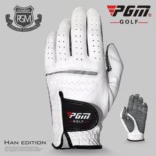 Load image into Gallery viewer, New PGM Golf Gloves Sheepskin Men&#39;s Sport Gloves Soft Breathable Lambskin Accessories Have Left &amp; Right Hands Non-slip Particles
