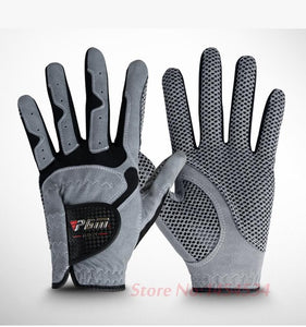 Men's Golf Magic Glove Microfiber Cloth Lyca Left Hand Wearable Breathable Outdoor Sportswear Glove Slip-resistant Accessories