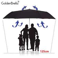 Load image into Gallery viewer, Strong Quality Umbrella For Men Large Wind Resistance Double Layer Automatic Folding Golf Umbrella Rain Women Outdoor Protection
