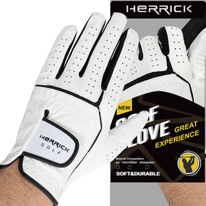 New Golf glove men Left hand glove sheepskin fabric wear-resisting Non-slip   glove free shipping