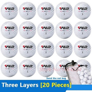 New Authentic Outdoor Sport Golf Game Training Ball 5-20PCS Beginners Practice Driving Range Double/Three Layers High Grade Ball