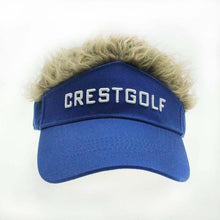 Load image into Gallery viewer, CRESTGOLF Adjustable Fake Hair Golf Cap Men Hat Wig/ Hair Golf Baseball Cap with Several Colors Available
