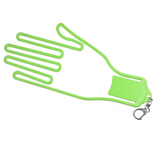1PC Golf Gloves Holder Golf Gloves Stretcher Golfer Tool Gear Plastic Gloves Rack Dryer Hanger Stretcher with strap